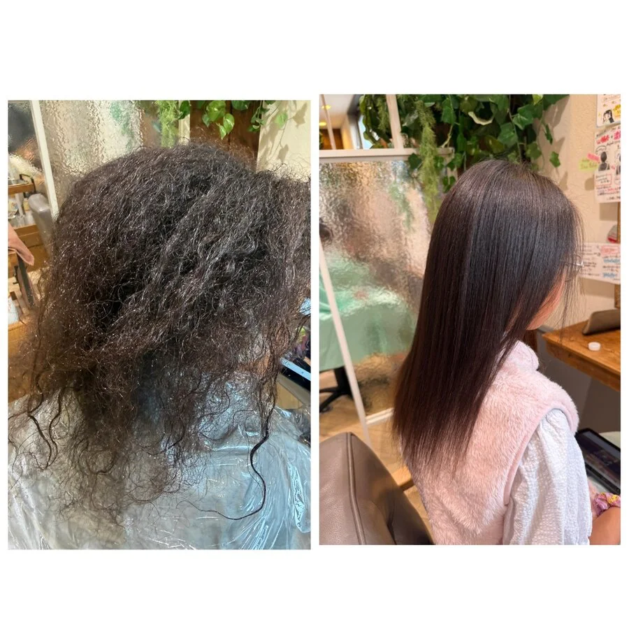 感動の髪質改善ストレート