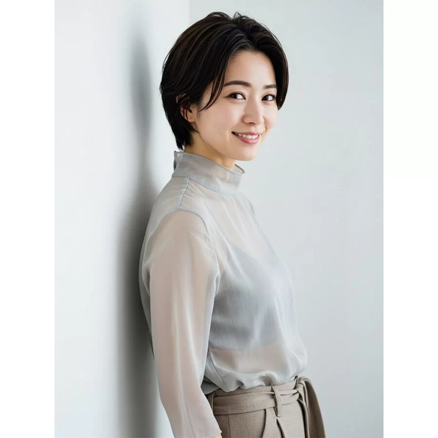 大人女性の上品ハンサムショート【寝屋川市駅】