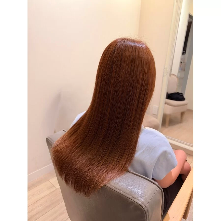 【髪質改善ストレート】自然な艶髪へ